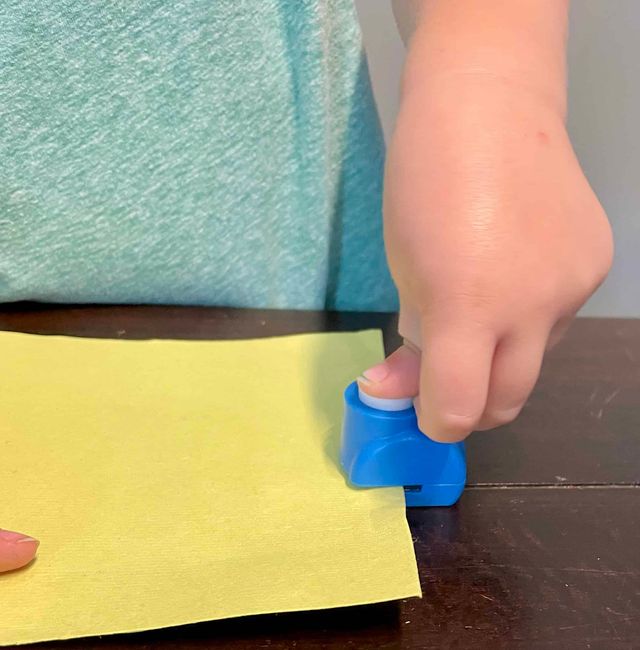 Cool trick to help kids learn to turn the paper while cutting