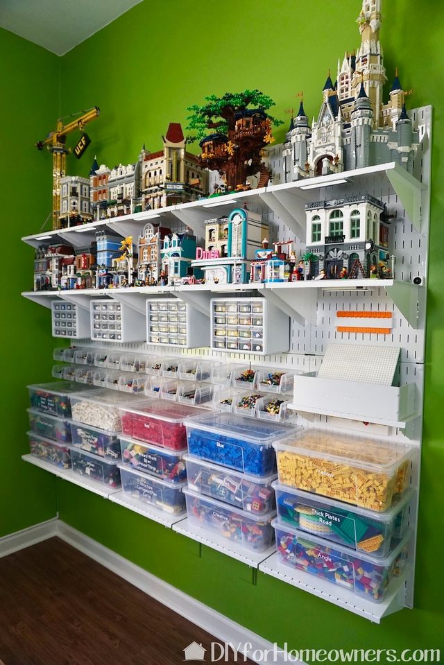 7 Lego Storage Ideas You're Sure to Love  Lego storage, Lego organization, Lego  storage organization