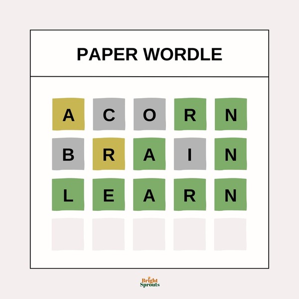 Paper Wordle