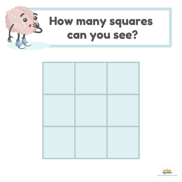how many squares - math riddle