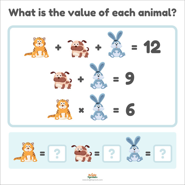 elementary math problem solving riddles